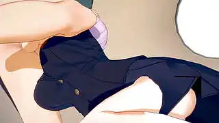 SSSS Gridman Hentai - Shinjo Akane'nin Utsumi Sho tarafından oral seks ve cinsel ilişkiye girmesi - Japon Asya Manga Anime Film Oyun Pornosu